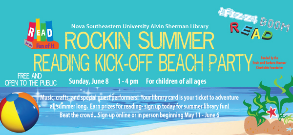 Summer Reading Kick-off beach party