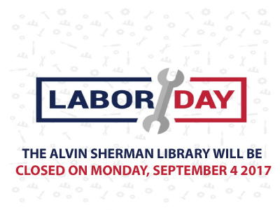 Labor Day, Closed Monday, September 4