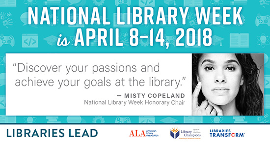 Celebrate National Library Week with Misty Copeland!